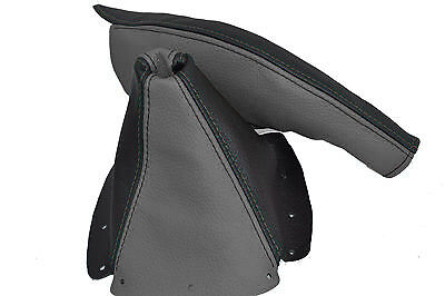 FITS MAZDA MX5 MK1 1990-1998 GEAR + HANDBRAKE GAITER GREY BLACK  LEATHER