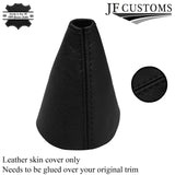 BLACK STITCH LEATHER GEAR+HANDBRAKE+CONSOLE TUNNEL COVERS FOR VAUXHALL VX220