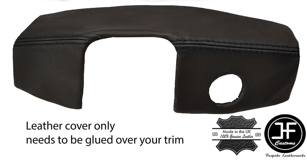 BLACK STITCH DASH TRIM LEATHER COVER FITS ISO RIVOLTA FIDIA S4 CUSTOM NEW