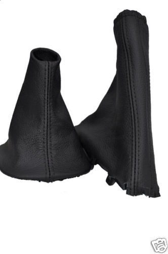 FITS VOLVO XC70 2000-2007 GEAR GAITER HANDBRAKE BLACK STITCH CUSTOM NEW