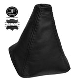 BLACK REAL LEATHER MANUAL GEAR GAITER COVER FITS FIAT PUNTO II MK2 1999-2005