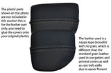 grey stitch FITS MAZDA MX5 MK2 01-05 MIATA CENTRE CONSOLE CUP HOLDER COVER SKIN