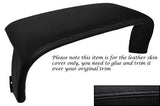 BLACK STITCHING FITS JAGUAR XJ X300 94-97 INSTRUMENT SPEEDO COWL LEATHER COVER
