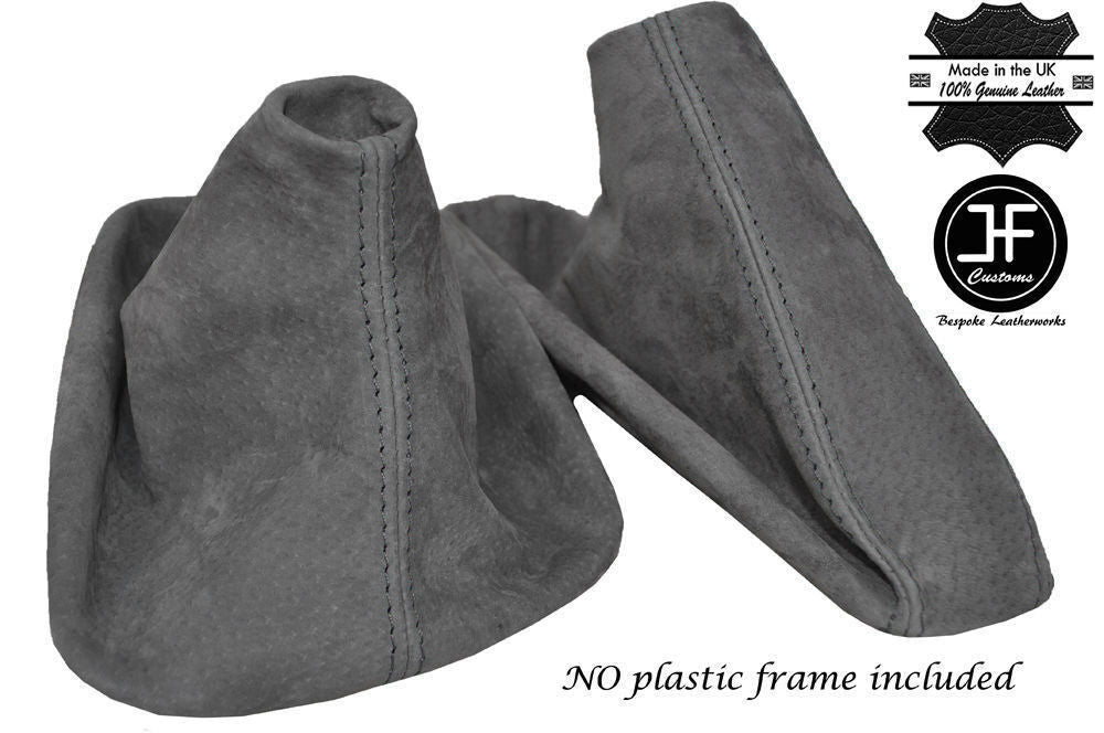 GRAPHITE FAUX SUEDE GEAR HANDBRAKE GAITER FOR BMW E34 1988-1995 MANUAL