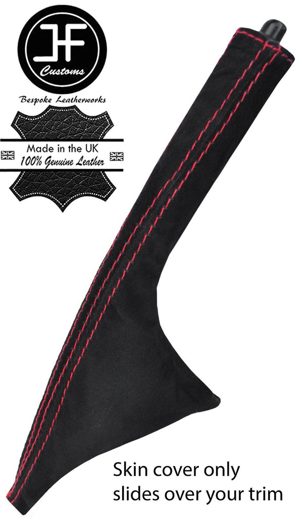 RED STITCHING REAL SUEDE HANDBRAKE GAITER FOR TOYOTA CELICA MK7 1999-2005