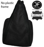 BLACK STITCHING MANUAL LEATHER GEAR GAITER FITS MERCEDES-BENZ VANEO W414 02-05