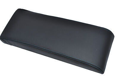 blue stitch FITS PORSCHE 914 69-76  LEATHER ARMREST COVER CUSTOM NEW MADE IN UK
