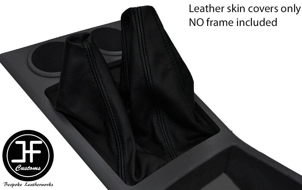 BLACK STITCH REAL LEATHER GEAR & HI LOW 4X4 GAITER FITS MAZDA BT-50 2006-2011