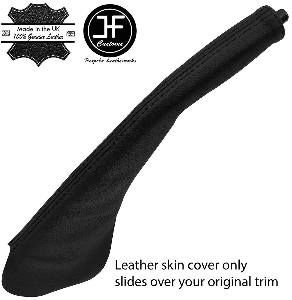 BLACK STITCH REAL LEATHER HANDBRAKE GAITER FITS MITSUBISHI ECLIPSE 1995-1999