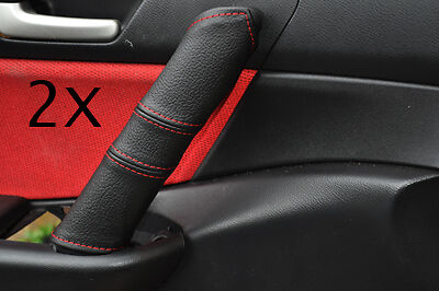 FITS HONDA CIVIC & TYPE R 01-05 2X DOOR HANDLE COVERS red CUSTOM NEW MADE IN UK
