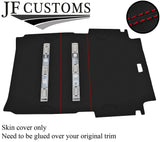 RED STITCH LUXE SUEDE REAR ROOF LINER HEADLINING COVER FITS VW T5 TRANSPORTER