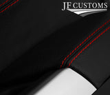 RED STITCH LEATHER 2X FRONT DOOR INSERT + ARMREST FOR SUZUKI VITARA LY 15-20