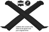 BLACK STITCH 2X A POST PILLAR LEATHER COVERS FITS  DATSUN 280ZX 1979-1981