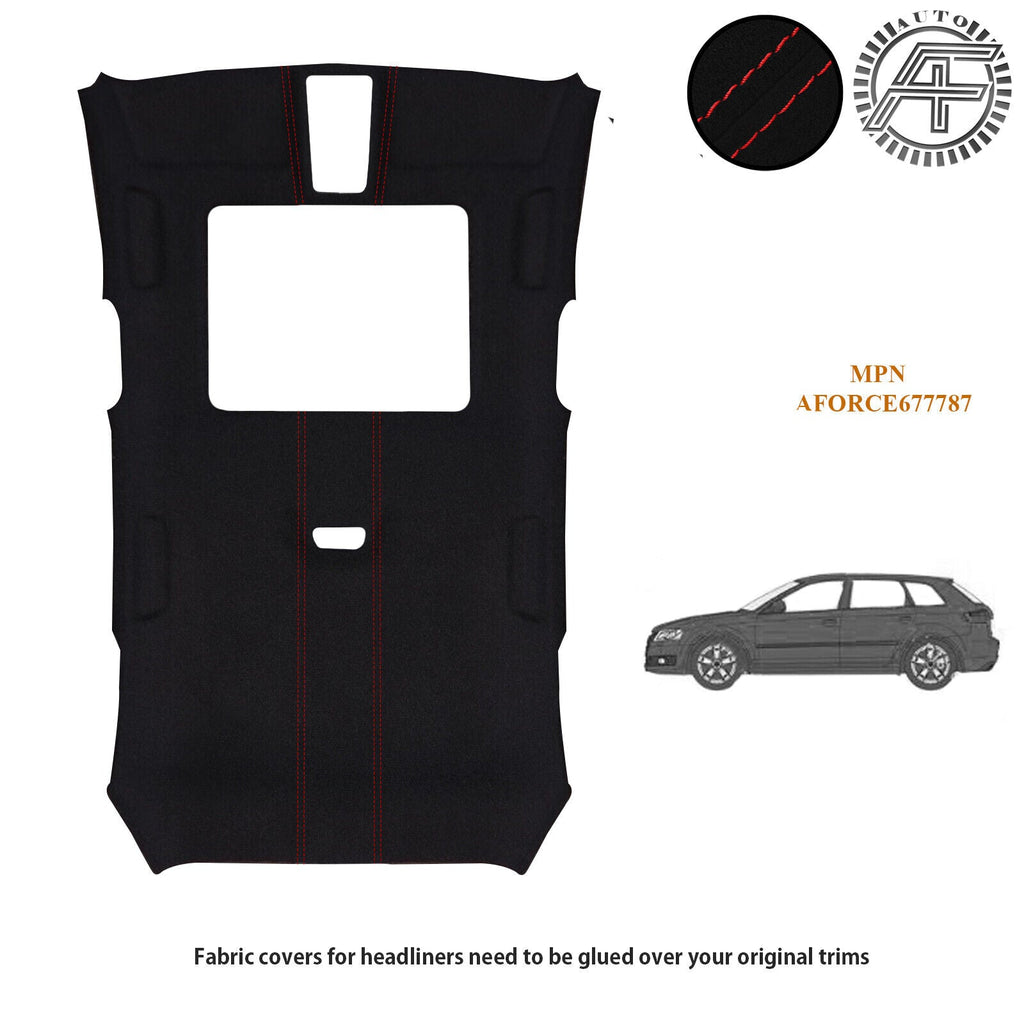 LUXE SUEDE HEADLINER WITH SUNROOF FITS AUDI S3 8Y 2020-2024 MADE IN UK