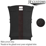 DSG2 D RED STITCH D GREY SUEDE HEADLINER COVER FOR ALFA ROMEO GIULIETTA 10-16