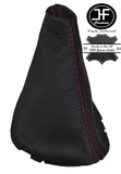 RED STITCH REAL LEATHER MANUAL GEAR GAITER FITS SEAT ALHAMBRA MK2 2000-2006