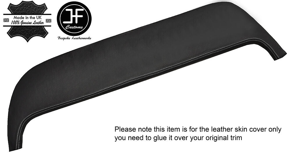 WHITE STITCHING DASH DASHBOARD PAD LEATHER COVER FITS WESTFIELD MADE IN UK