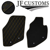 YELLOW  DIAMOND VINYL 4X TAILORED FLOOR CARPET FOR VOLVO V70 MK2 00-07 JF1