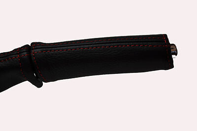 red stitch FITS FORD SCORPIO MK2 94-98 LEATHER HANDBRAKE HANDLE COVER ONLY