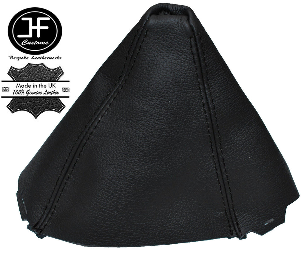 BLACK STITCH REAL LEATHER MANUAL GEAR STICK GAITER FOR BMW X1 E84 2009-2015