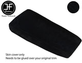 BLACK STITCHING ARMREST LID SUEDE COVER FITS CORVETTE C5 1997-2004 CUSTOM NEW