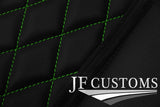 GREEN   DIAMOND STITCH VINYL 4X TAILORED FLOOR MAT CARPETS FOR BMW F22 F23 14-20