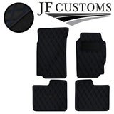 BLUE DIAMOND STITCH VINYL 4X TAILORED FLOOR CARPETS FOR PEUGEOT 406  95-04 JF1