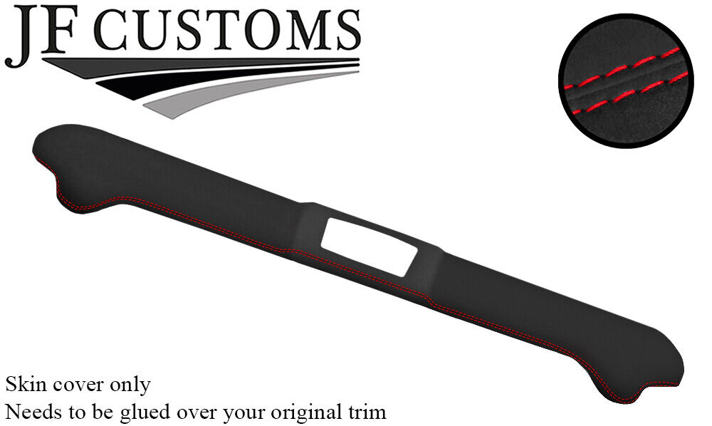 RED STITCH FRONT ROOF LINER AEROTOP DARK GREY LUXE COVER FOR TOYOTA SUPRA MK4