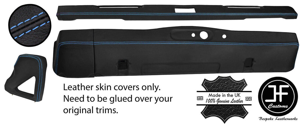 BLUE STITCH FOR LAND ROVER DEFENDER 90 110 83-06 DASH DASHBOARD KIT COVERS