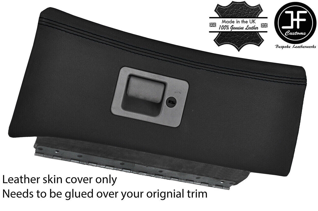 BLACK STITCH LEATHER GLOVE BOX LID LEATHER COVER FITS FORD MUSTANG 94-98
