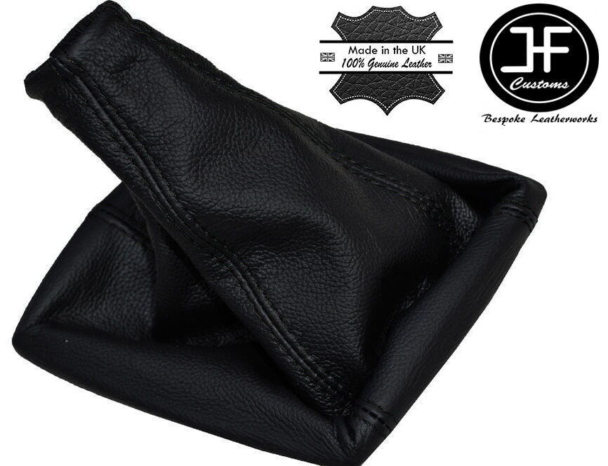 BLACK STITCH FITS VAUXHALL OPEL ZAFIRA II MK2 B 2005-2011 GEAR GAITOR LEATHER