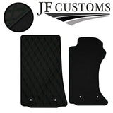 D GREEN DIAMOND VINYL 2X TAILORED FLOOR CARPETS FOR MAZDA MX5 MK3 06-14 JF1