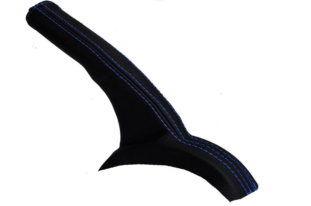 BLUE STITCHING FITS SUBARU IMPREZA 2001-2002 LEATHER HANDBRAKE GAITER CUSTOM NEW