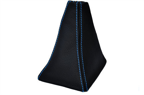 FITS Hyundai H1 VAN LEATHER GEAR GAITER SHIFT BOOT blue st CUSTOM NEW MADE IN UK