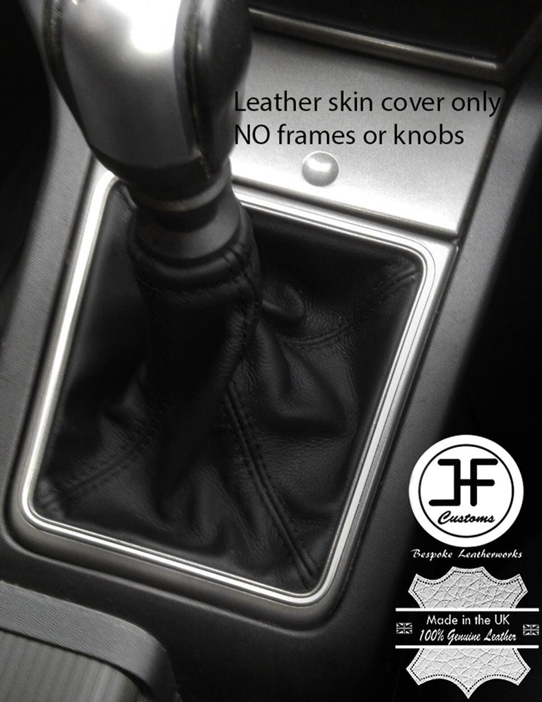 BLACK STITCH FITS VAUXHALL OPEL VECTRA C 2002-2008 SIGNUM LEATHER GEAR COVER