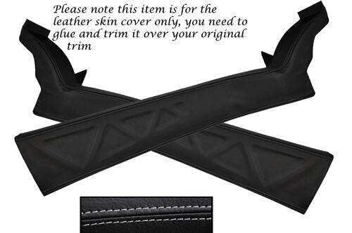 GREY STITCH FITS VAUXHALL OPEL VX220 VX 220 TURBO SPEEDSTER 2X DOOR SILL COVER