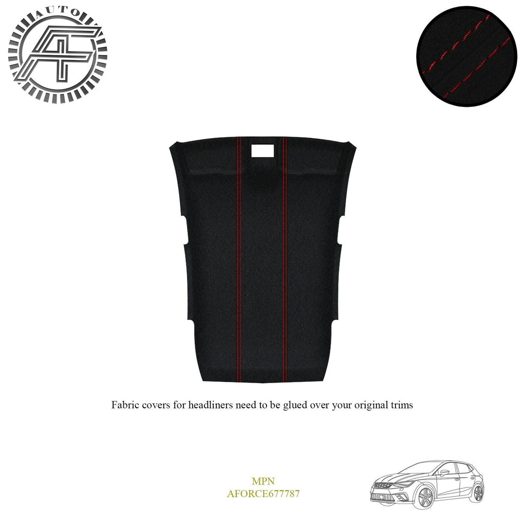 LUXE SUEDE CUSTOM HEADLINER COVER FITS SEAT IBIZA MK5 5-DOOR HATCHBACK 2017+