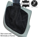 BLACK STITCH REAL SUEDE AUTO AUTOMATIC GEAR GAITER FOR FIAT DUCATO 2006-2015