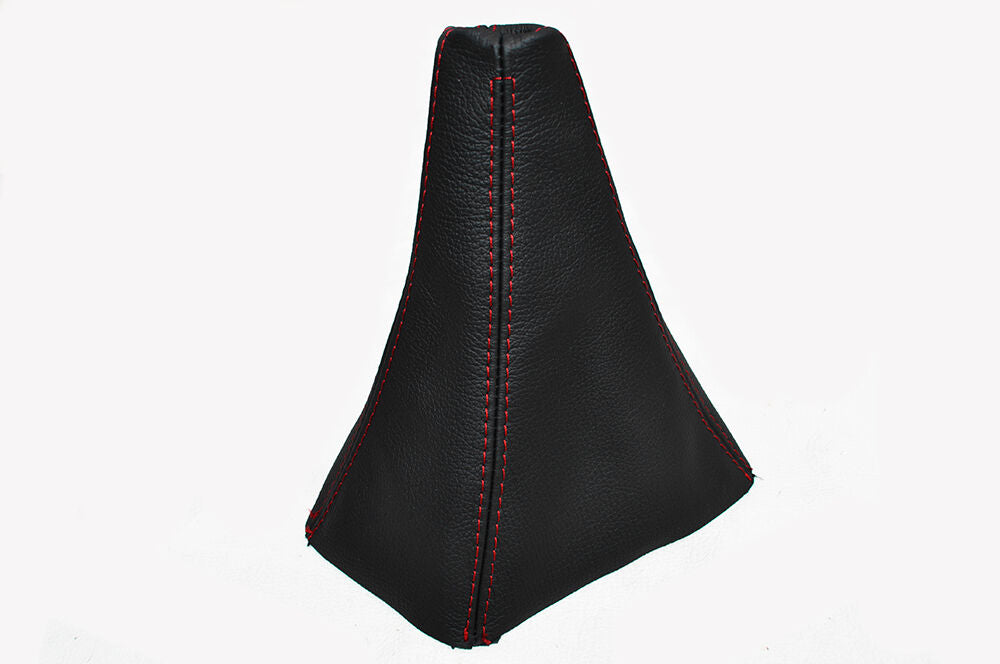 RED STITCHING FITS TOYOTA SUPRA MK3 1986-1993 GEAR GAITER REAL LEATHER