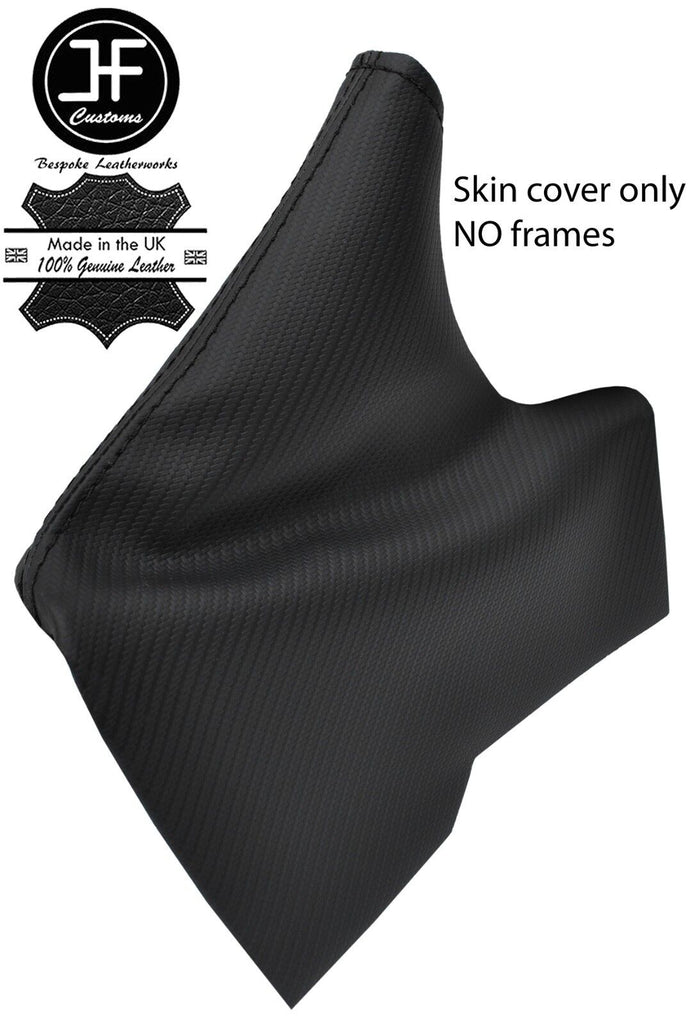 BLACK STITCH CARBON VINYL HANDBRAKE GAITER FOR TOYOTA GT86 SUBARU BRZ 2012-2017