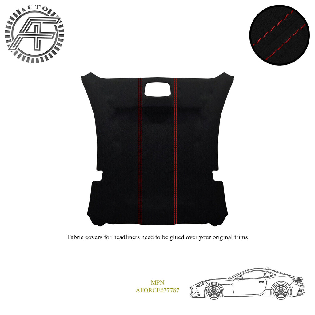 LUXE SUEDE HEADLINER COVER FITS MASERATI GRAN TURISMO 2007-2019 CUSTOM NEW