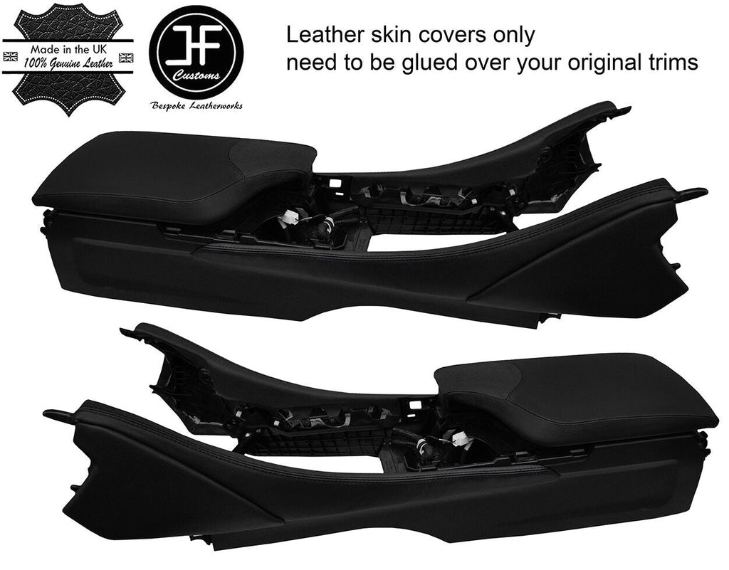 BLACK&BLACK 2X CONSOLE SIDE TRIM LEATHER COVERS FITS LEXUS RC 200 300 350 14-18
