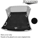 BLACK STITCH LUXE SUEDE HARDTOP ROOF PILLAR KIT COVER FITS BMW E36 CONVERTIBLE
