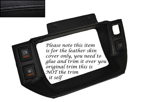 BLACK STITCH LEATHER SPEEDO SURROUND SKIN COVER FITS BEDFORD RASCAL CUSTOM NEW