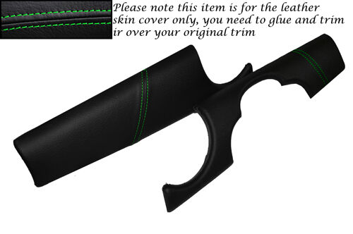 GREEN STITCH DASH TRIM SKIN LEATHER COVERS FITS BMW MINI COOPER S R56 R57 07-13