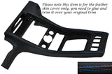 BLUE STTICH CENTER CONSOLE LEATHER SKIN COVER FITS PORSCHE 928 S S2 S4 78-89