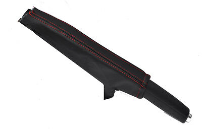 RED STITCHING FITS SEAT EXEO 2008+ LEATHER HANDBRAKE GAITER CUSTOM NEW