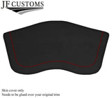 RED STITCH D GREY LUXE-SUEDE TARGA HEADLINER SUN SHADE COVER FOR CORVETTE C6