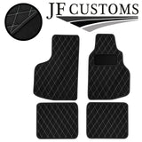 WHITE DIAMOND VINYL 4XTAILORED FLOOR CARPET FOR VW GOLF MK1 CONVERTIBLE JF1