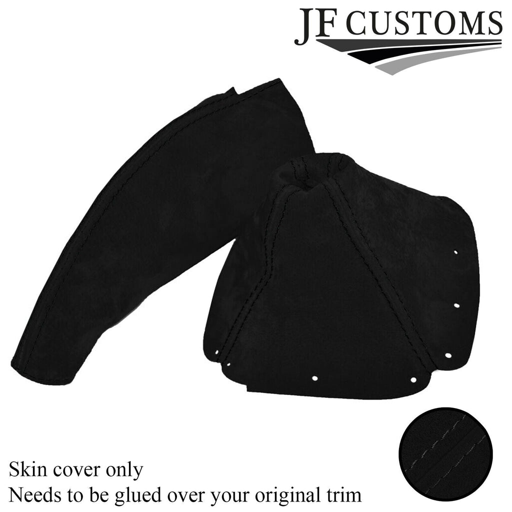 BLACK STITCHING GEAR HANDBRAKE SUEDE FITS MAZDA MIATA MX5 MK1 EUNOS 1990-1998